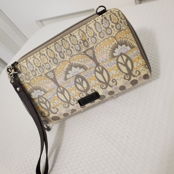 Sakroots "PASTEL ONE WORLD" Print, Cellphone Wallet/Wristlet - Picture 8 of 12